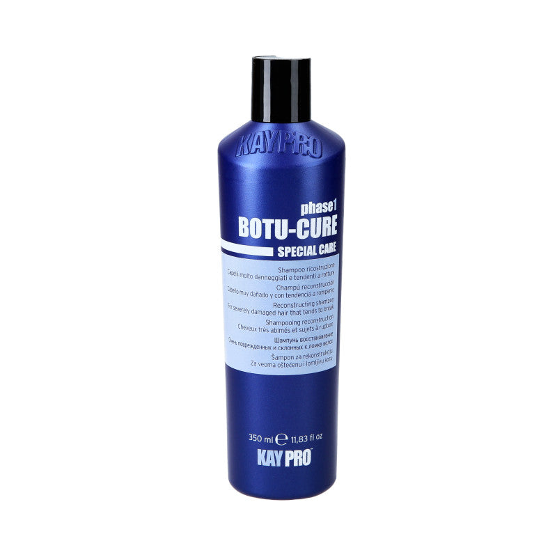 KAYPRO BOTU-CURE Shampoo rigenerante intensivo per capelli danneggiati e trattati chimicamente 350 ml