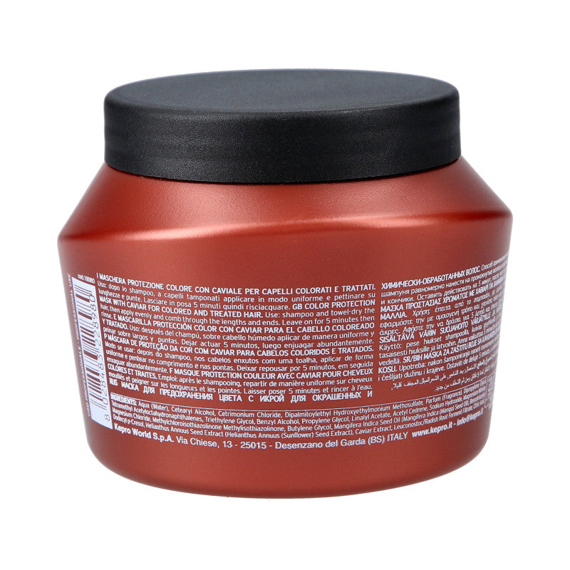 KAYPRO CAVIAR SUPREME Maska do włosów farbowanych przedłużająca intensywność koloru 500 ml #2