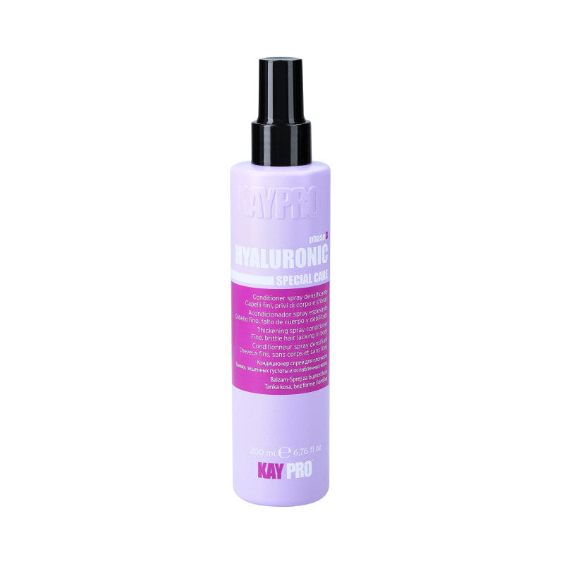KAYPRO HYALURONIC Pogrubiająca odżywka z kwasem hialuronowym do włosów cienkich i łamliwych 200 ml