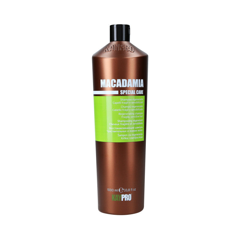 KAYPRO MACADAMIA Shampoo Rigenerante per Capelli Fini e Fragili 1000 ml
