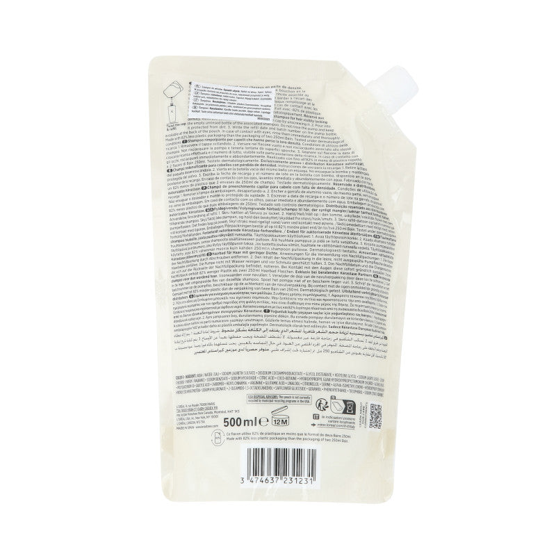 KÉRASTASE DENSIFIQUE DENSITE REFILL Šampon pro objem vlasů 500 ml #2