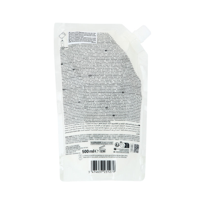 KÉRASTASE PREMIÉRE BAIN DECALCIFIANT REFILL Regenerační odvápňovací koupel pro poškozené vlasy 500 ml #2