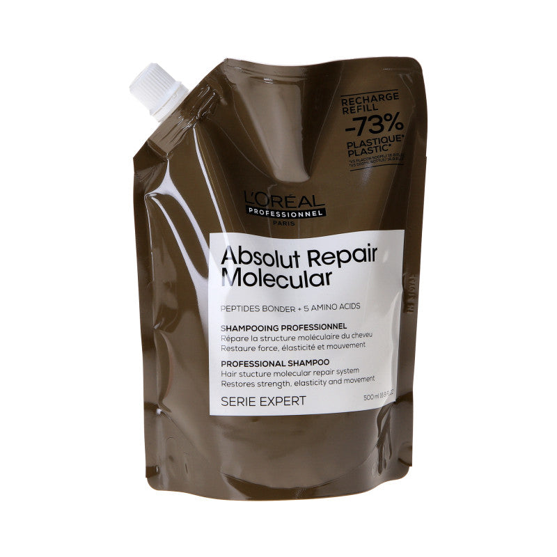 L'OREAL PROFESSIONNEL ABSOLUT REPAIR MOLECULAR REFILL Posilující šampon pro poškozené vlasy 500 ml