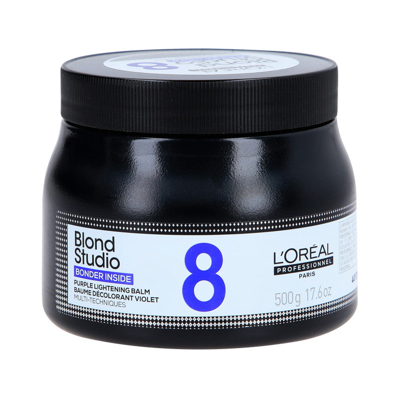 L'OREAL PROFESSIONNEL BLOND STUDIO BONDER INSIDE Fialový rozjasňující balzám pro 8 tónů 500 g