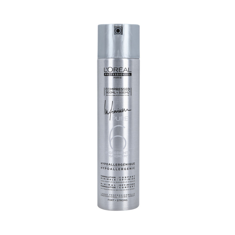 L'OREAL  PROFESSIONNEL INFINIUM PURE STRONG Mocny lakier do włosów 300 ml