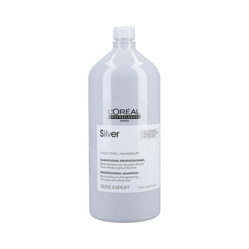L'OREAL PROFESSIONNEL MAGNESIUM SILVER Zesvětlující šampon pro šedivé vlasy 1500 ml
