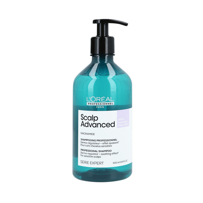 L'OREAL PROFESSIONNEL SCALP ADVANCED ANTI DISCOMFORT  Szampon kojący do wrażliwej skóry głowy 500 ml