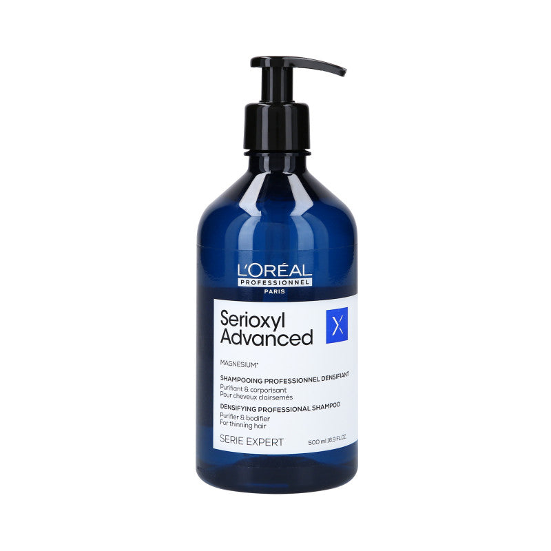 L'OREAL PROFESSIONNEL SERIOXYL ADVANCED Shampoing nettoyant et épaississant pour cheveux 500 ml