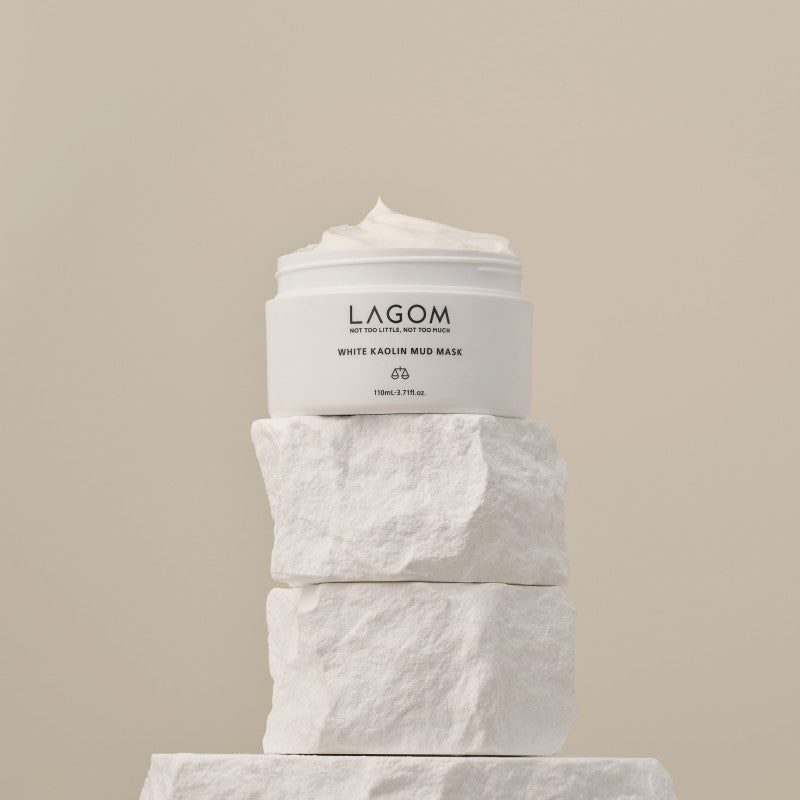LAGOM WHITE KAOLIN Oczyszczająca maska z białą glinką do skóry mieszanej i tłustej 110 ml #2