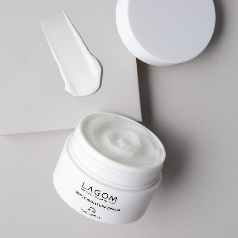 LAGOM WHITE Rozjaśniający krem nawilżający do skóry matowej i nierównomiernej 50 ml #2