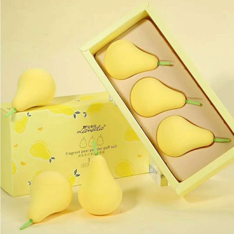 LANEILA BEAUTY PUFF PEAR Gąbki do makijażu 3 szt. #2