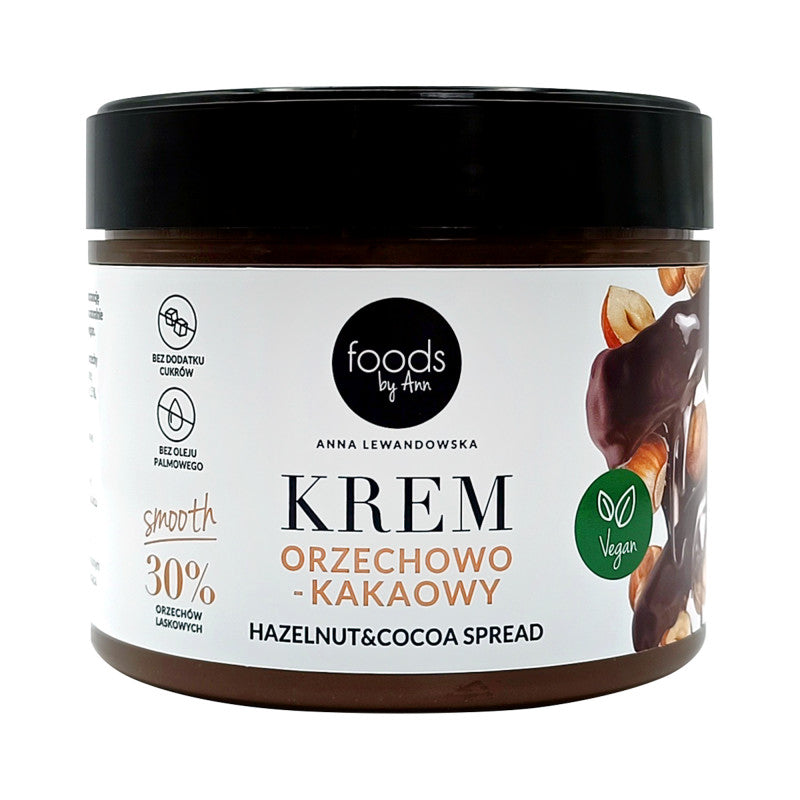 POTRAVINY ANN SMOOTH Čokoládovo-oříšková pasta 30% 250g