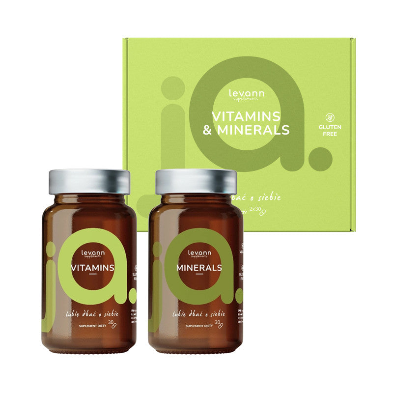LEVANN “jA” Zestaw suplementów diety Vitamins & Minerals, 2x30 kapsułek #2