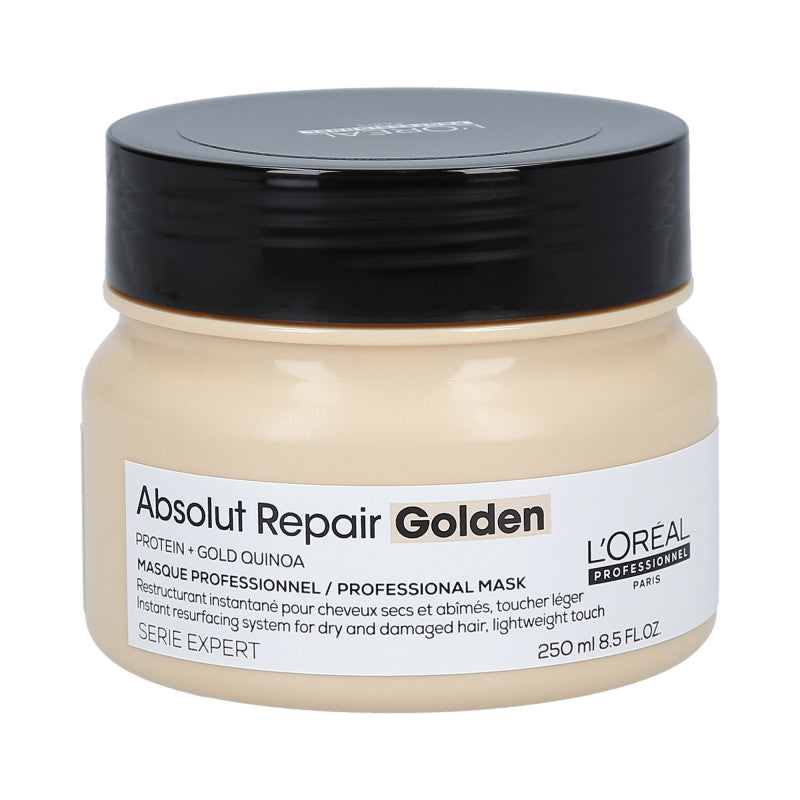 L'OREAL PROFESSIONNEL ABSOLUT REPAIR GOLDEN Gold Quinoa+Proteine Maschera rigenerante Golden 250 ml
