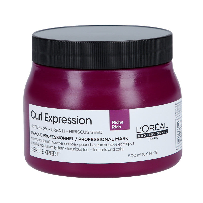 L’OREAL PROFESSIONNEL SERIE EXPERT CURL EXPRESSION RICH Intensywnie nawilżająca maska do włosów kręconych 500 ml