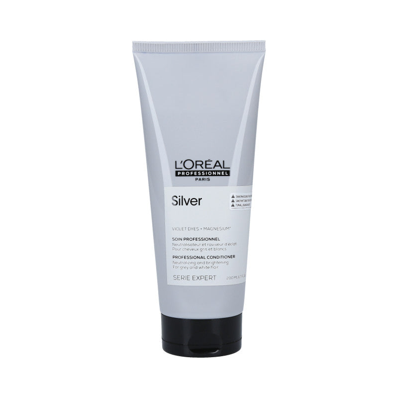 L'OREAL PROFESSIONNEL SILVER Neutralizující krémový kondicionér pro šedivé vlasy 200 ml