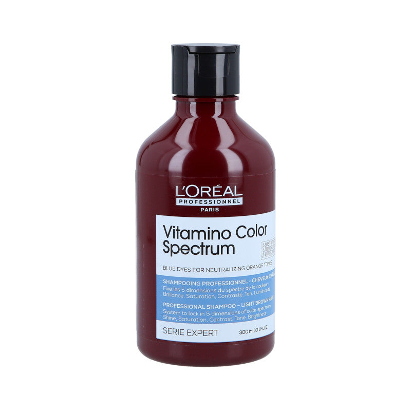 L'OREAL PROFESSIONNEL VITAMINO COLOR SPECTRUM Neutralizační modrý šampon pro světle hnědé vlasy 300 ml