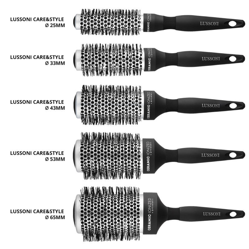 LUSSONI Care&Style 5 Teilig Professionelles Rundbürsten Set  #3