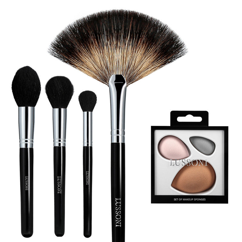 LUSSONI Classy Girl - 5 Pezzi Set Pennelli Makeup Professionale