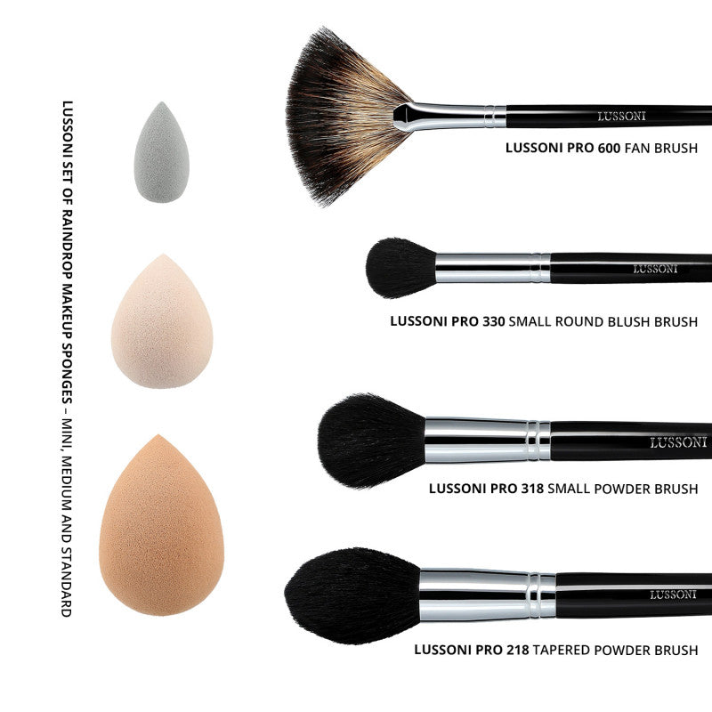 LUSSONI Classy Girl - 5 Pezzi Set Pennelli Makeup Professionale #2