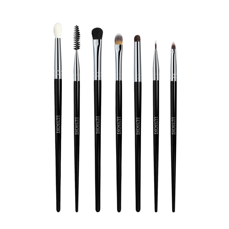 LUSSONI Eye Catching - Set de Pinceaux à maquillage professionnels 7 Pcs 