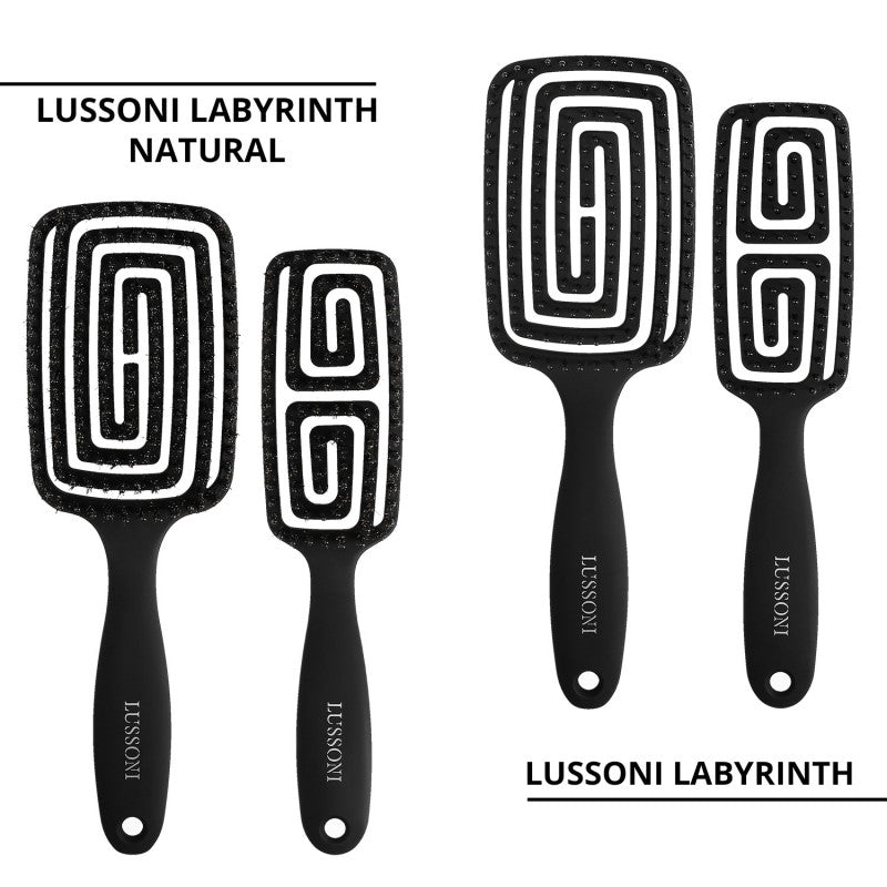 LUSSONI Labyrinth Flexible Vent - Sada 4 profesionálních kartáčů na vlasy #2
