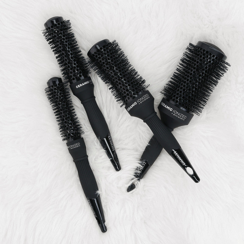 LUSSONI Hourglass 4 Teilig Professionelles Rundbürsten Set  #3