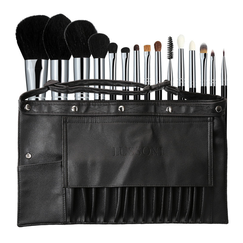 LUSSONI Master Kit - Set de Pinceaux à maquillage professionnels 16 Pcs