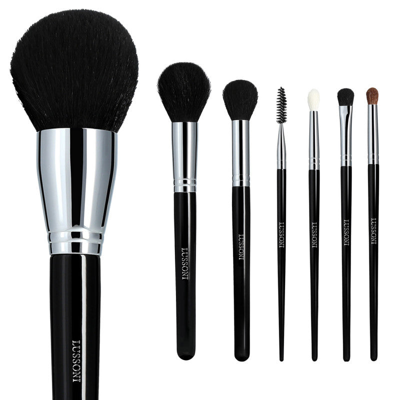 LUSSONI Must-haves - Set de Pinceaux à maquillage professionnels 7 Pcs 