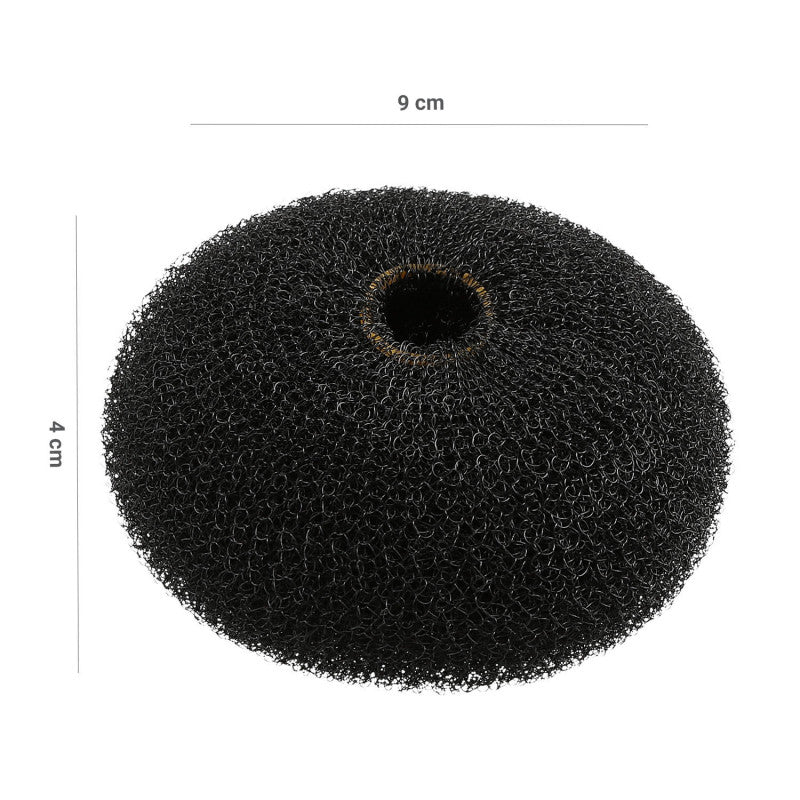 LUSSONI Kulatá výplň do drdolů, černá, Ø 90 mm #2