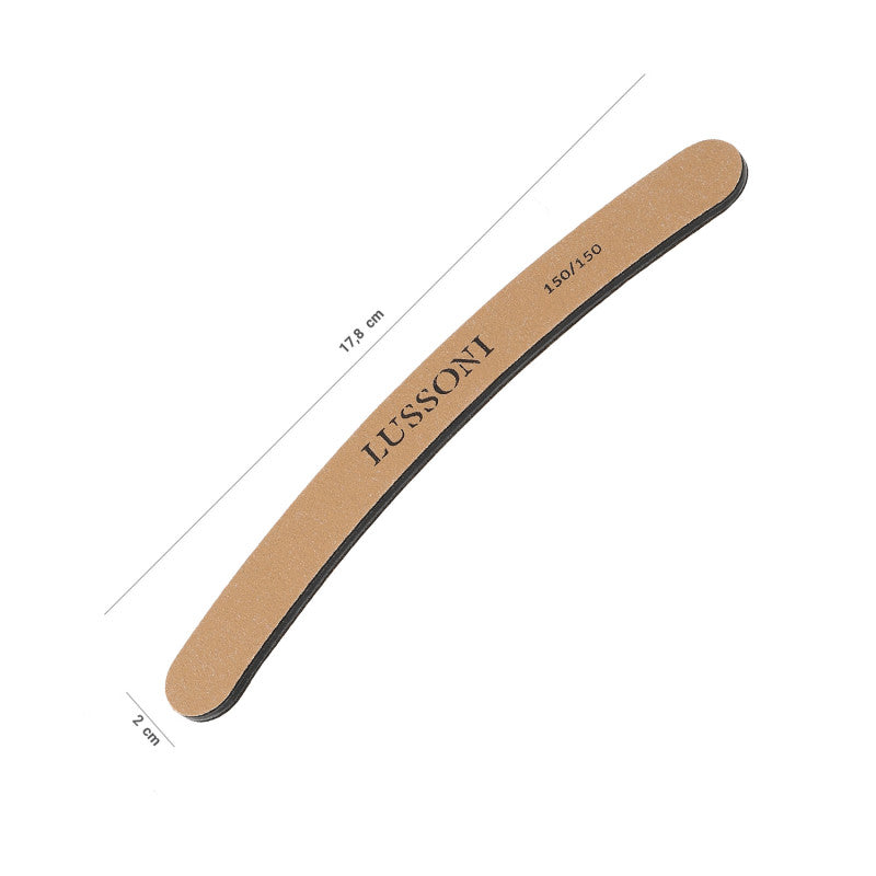 LUSSONI PREMIUM 10 Teilig Gebogene Nagelfeilen, Körnung 150/150 #2