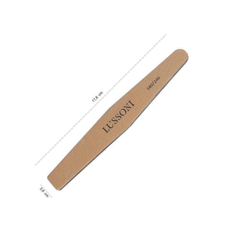 LUSSONI Pilnik do paznokci PREMIUM, Trapez, 180/240, 10 szt. #2