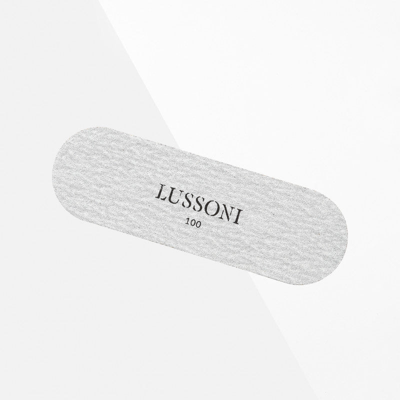 LUSSONI 30 Stück Selbstklebende Pediküre Feilenblätter, Körnung 100 #4