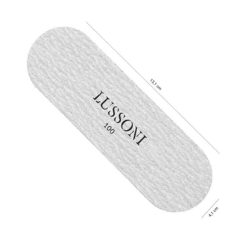 LUSSONI 30 Stück Selbstklebende Pediküre Feilenblätter, Körnung 100 #2