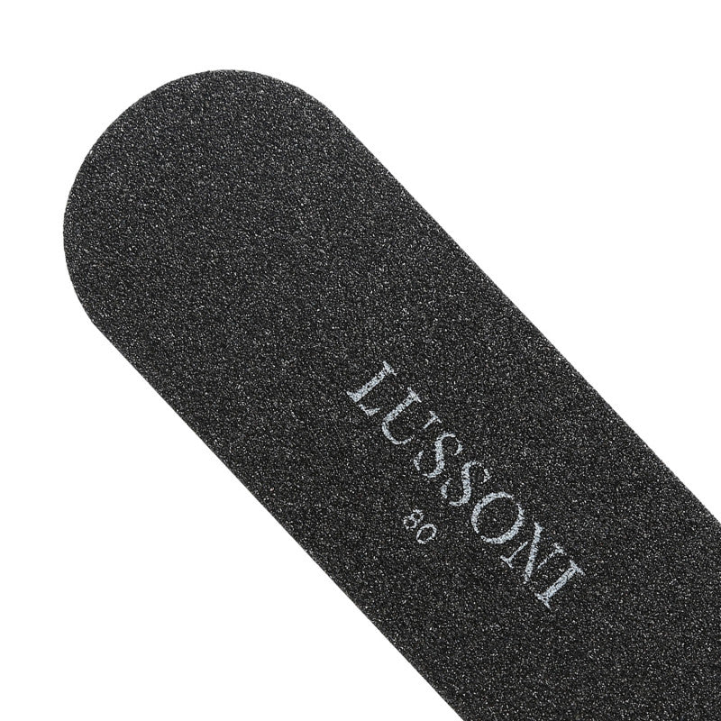 LUSSONI 30 Stück Selbstklebende Pediküre Feilenblätter, Körnung 80 #2