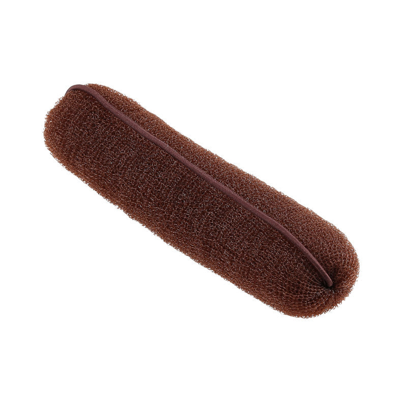 LUSSONI Chouchou à Chignon avec elastique, Marron, 150 mm #2