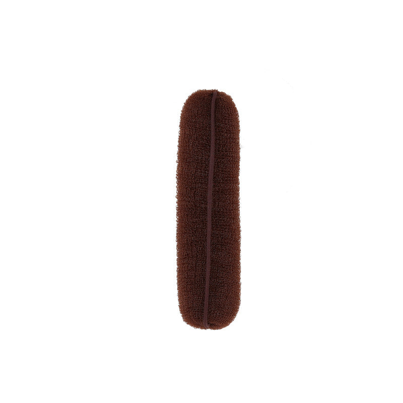 LUSSONI Chouchou à Chignon avec elastique, Marron, 150 mm