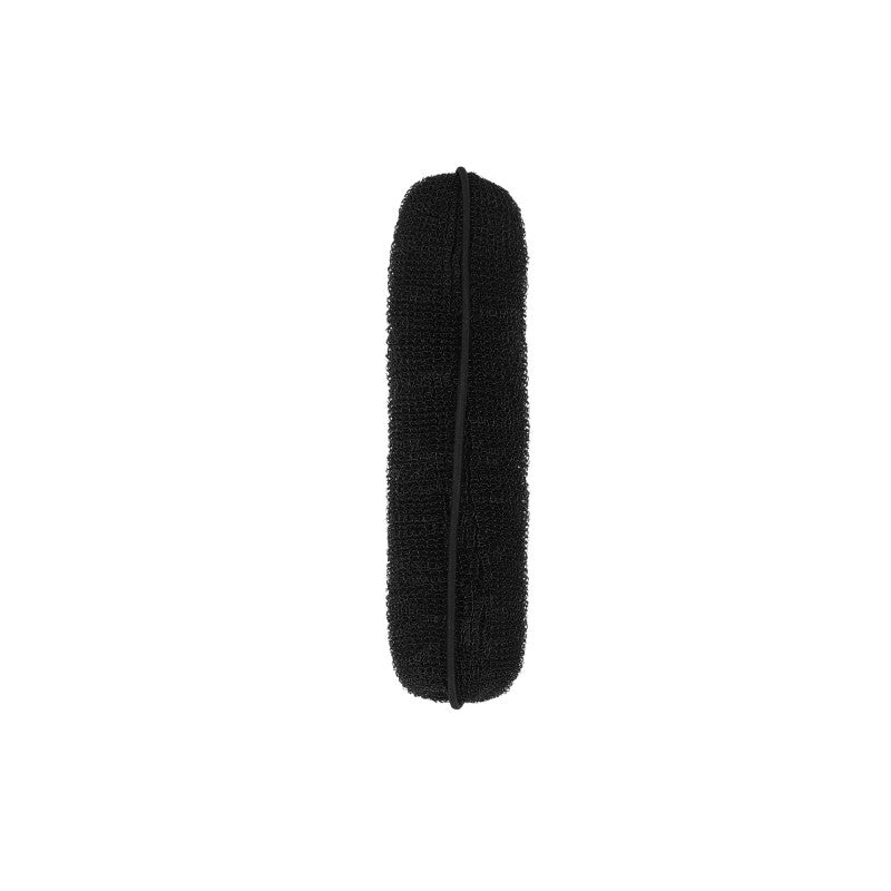 LUSSONI Náplň do drdolu s gumičkou, černá, 150 mm