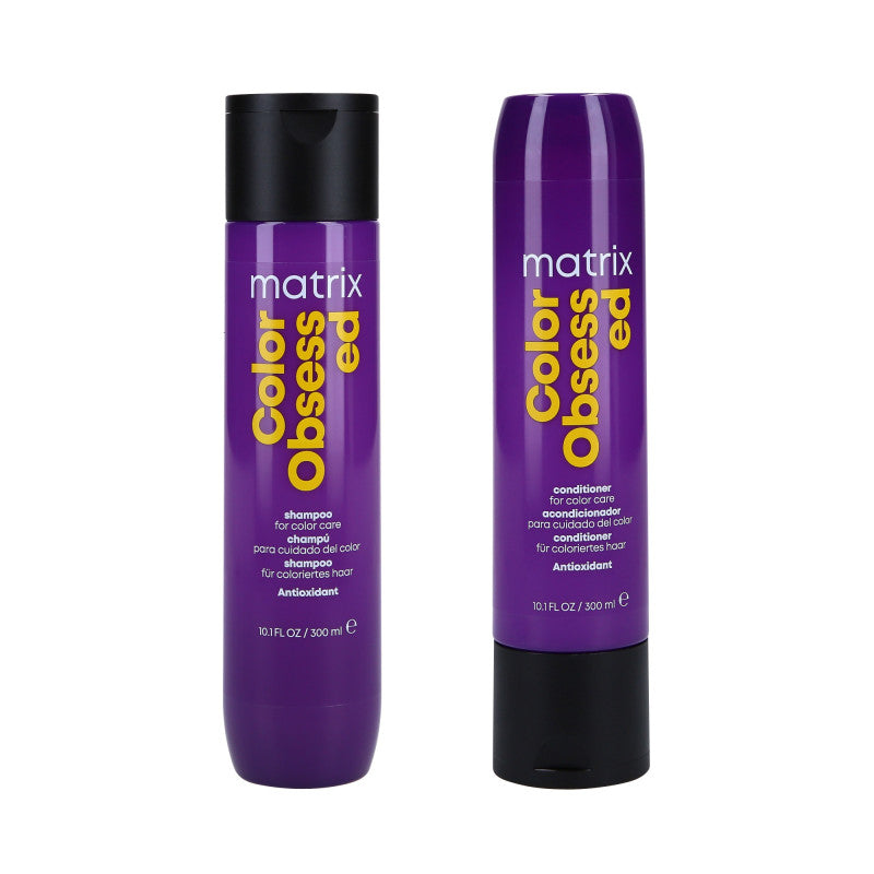 MATRIX TOTAL RESULTS COLOR OBSESSED Coffret pour cheveux colorés shampoing 300 ml + après-shampooing 300 ml