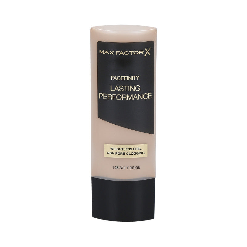 MAX FACTOR LASTING PERFORMANCE Fond de teint longue tenue à forte couvrance 105 Soft Beige 35 ml