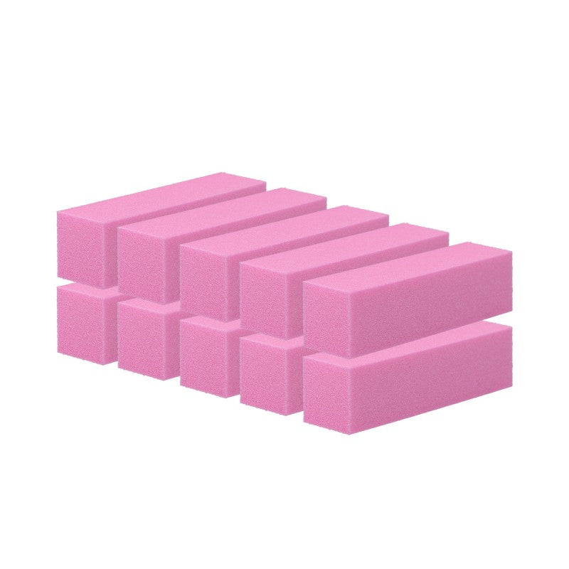 MIMO 4 Faces En 1 Bloc Polissoir Rose 10 Pcs