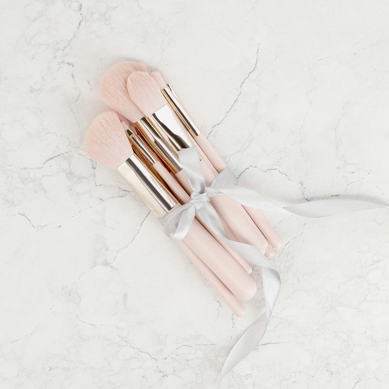 MIMO Sada 12 štětců na make-up, růžové #4