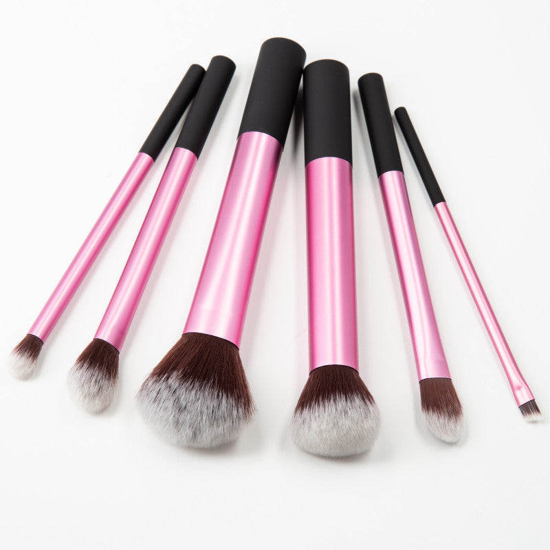 MIMO Set 6 Pinceaux A Maquillage Couleur Rose #2