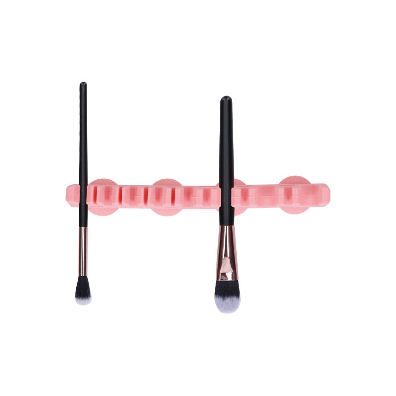 MIMO Silikon Make-up Pinsel Trockenständer, Pink #3