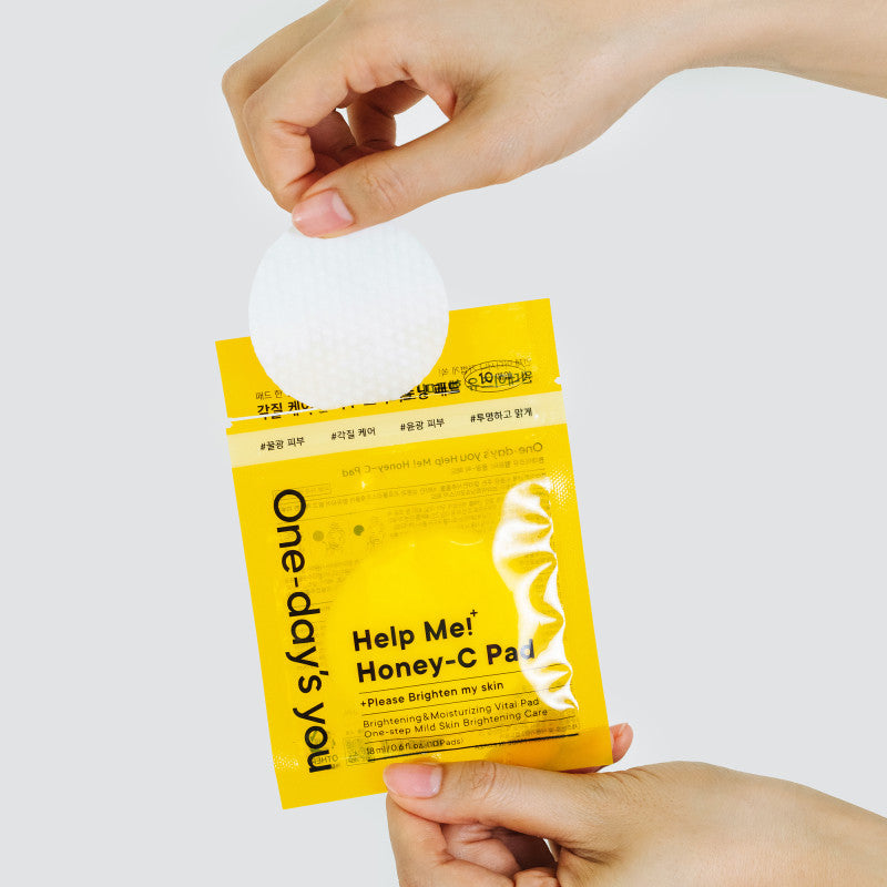 ONE-DAY’S YOU HELP ME HONEY-C PAD Rozjaśniające płatki tonizujące 18 ml (10 szt.) #2