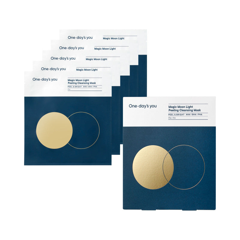 ONE-DAY'S YOU MAGIC MOON Maschera detergente ed esfoliante 5 x 20 g