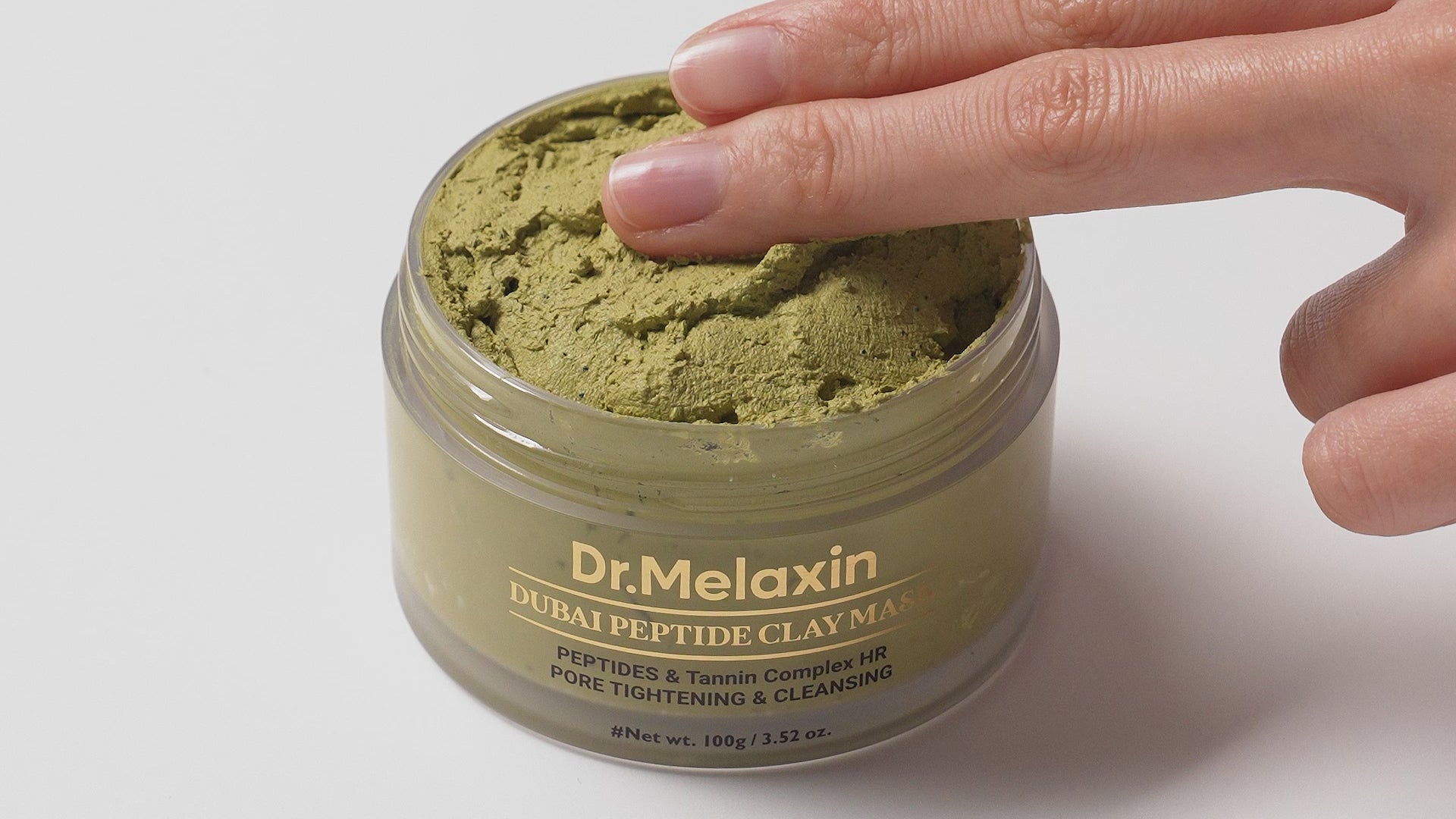 DR. MELAXIN DUBAI PEPTIDE CLAY MASK Oczyszczająca maska z glinką redukująca nadmiar sebum 100 g #3