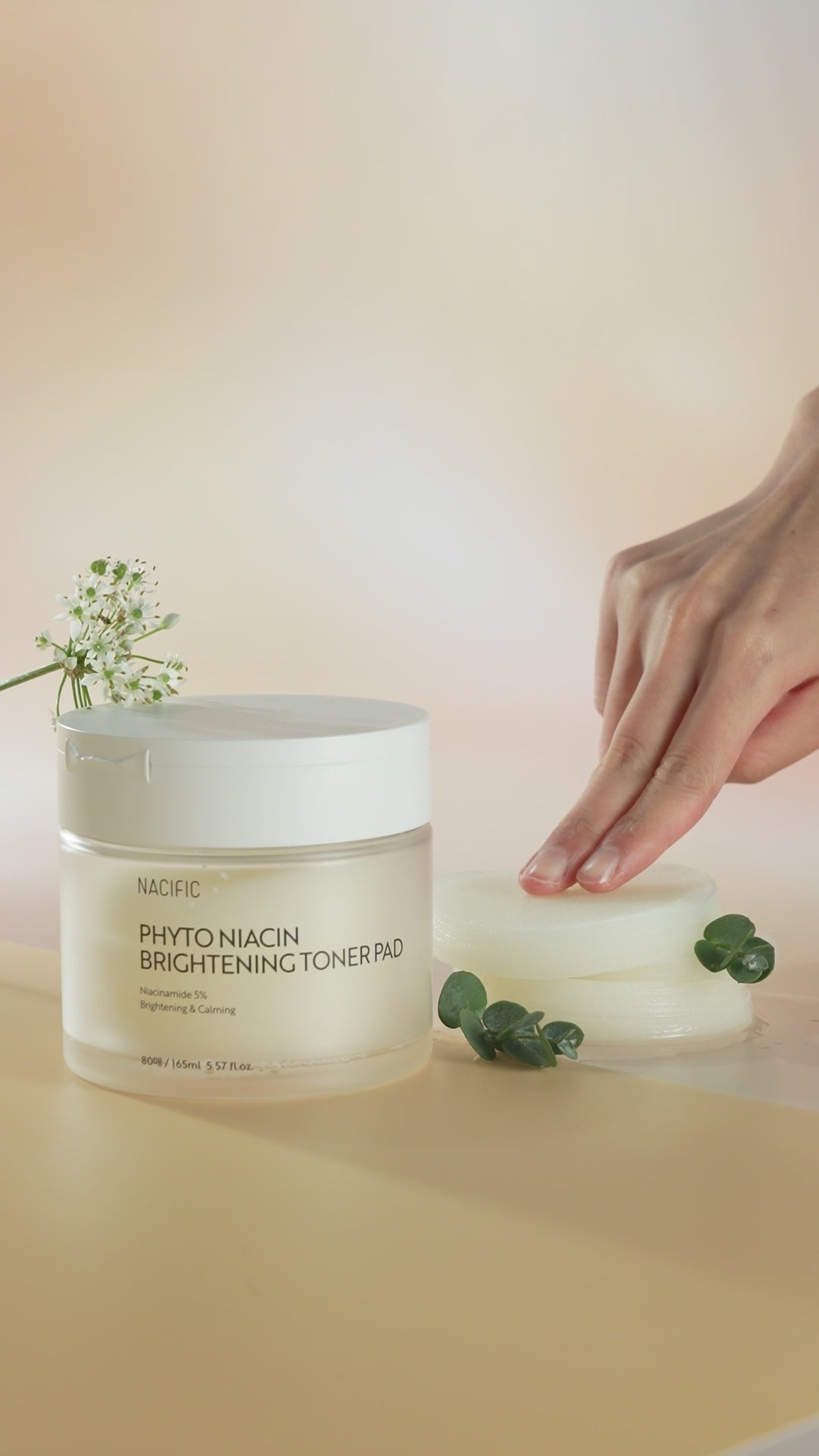 NACIFIC PHYTO NIACIN BRIGHTENING TONER PAD Rozjasňující tónovací tampony 160 ml (80 ks) #5