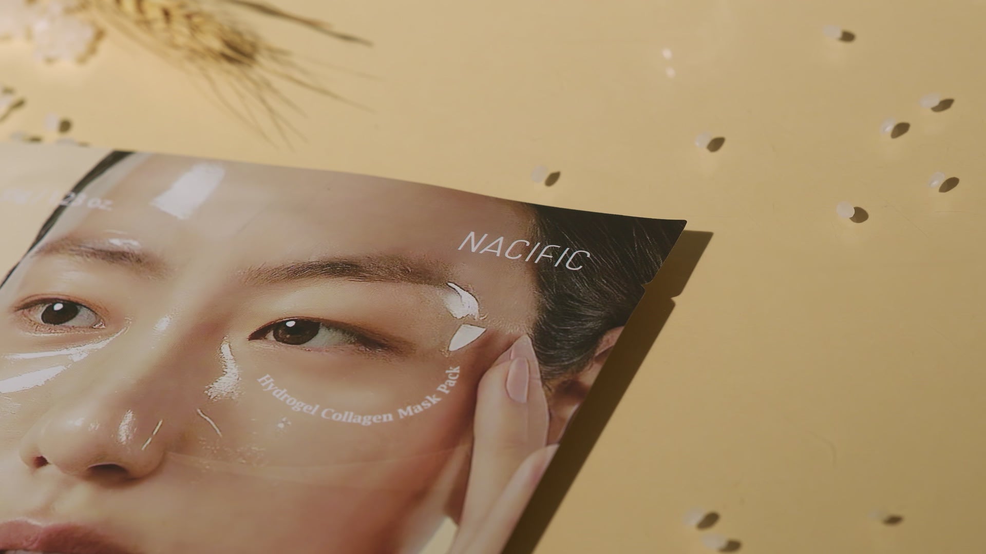 NACIFIC GREEN TEA Cica Collagen Gel Mask – hydrogelová zklidňující a hydratační pleťová maska (4 × 35 g) #2