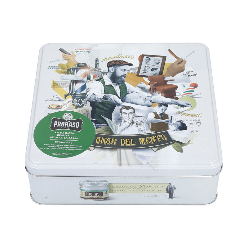 PRORASO GREEN Sada kosmetiky pro péči o vousy